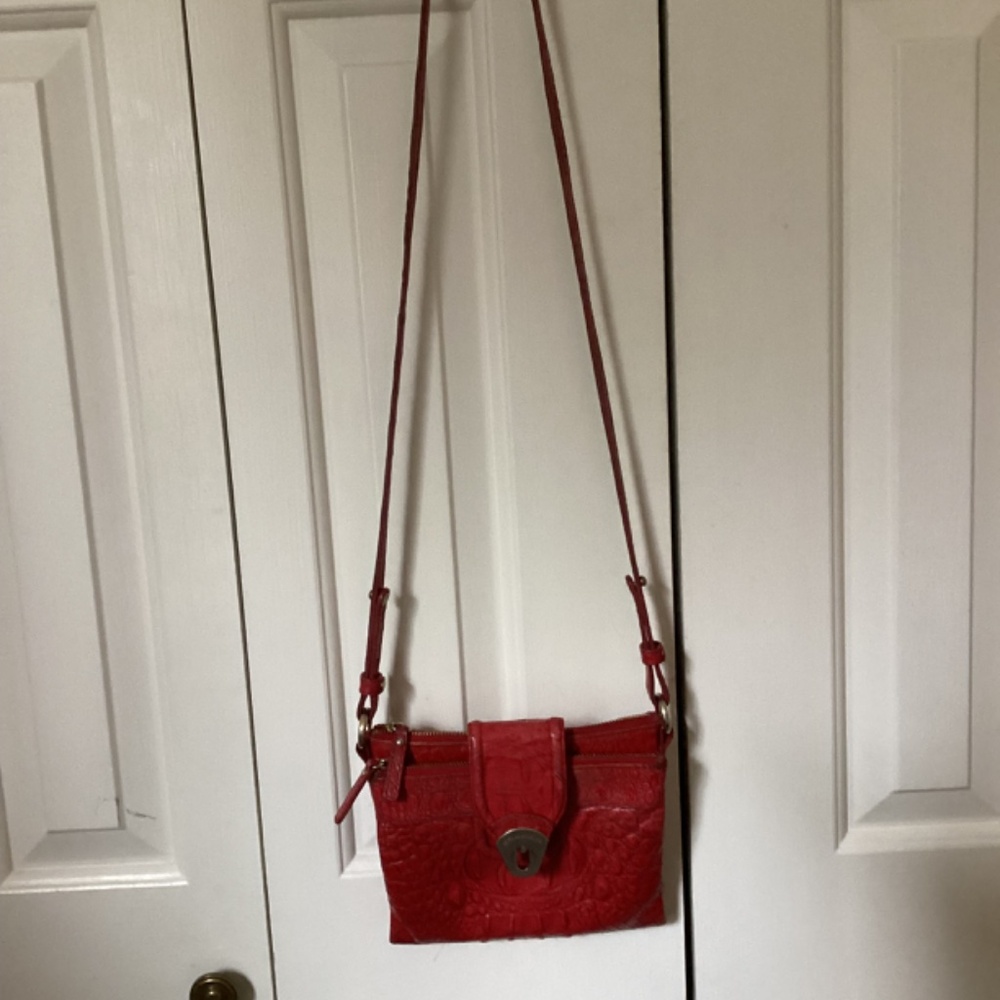 BRAHMIN CROC CROSSBODY BAG - Picture 2 of 9